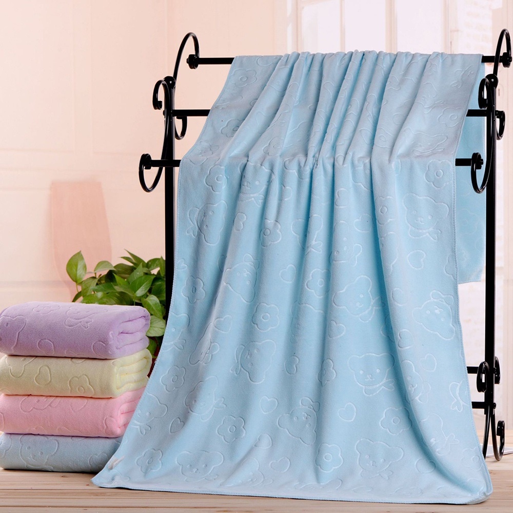 Khăn Tắm Chất Liệu Microfiber Kích Thước 70 * 140cm
