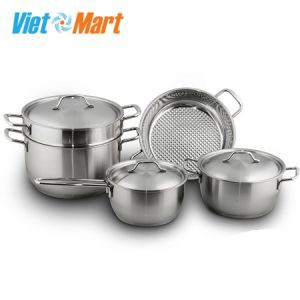 Bộ nồi fivestar 5 món nắp inox