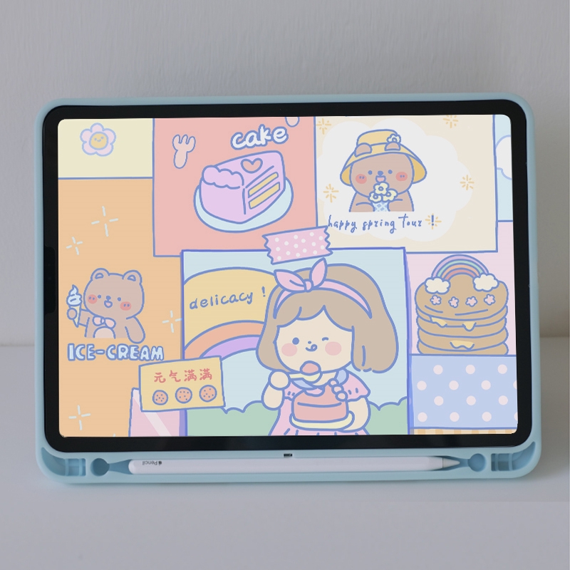 Bao Da Có Thể Gấp Đứng Và Ngăn Đựng Thẻ Họa Tiết Thời Trang Dành Cho Ipad Pro 2011 2018 Air 3 2 1 Air 4 Ipad 2018 2018 Mini5 | BigBuy360 - bigbuy360.vn