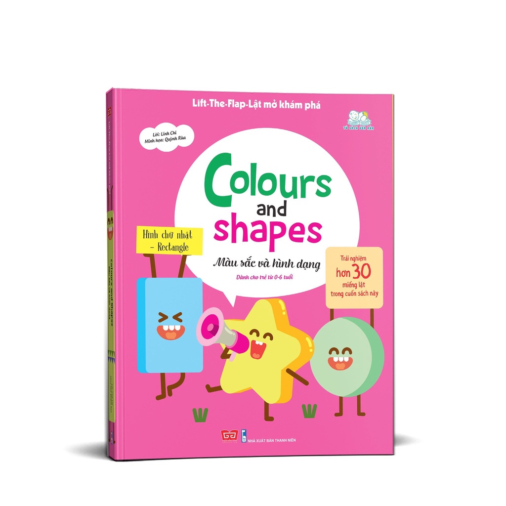 Sách-Lift-The-Flap - Lật mở khám phá - Colours and Shapes - Màu sắc và hình dạng