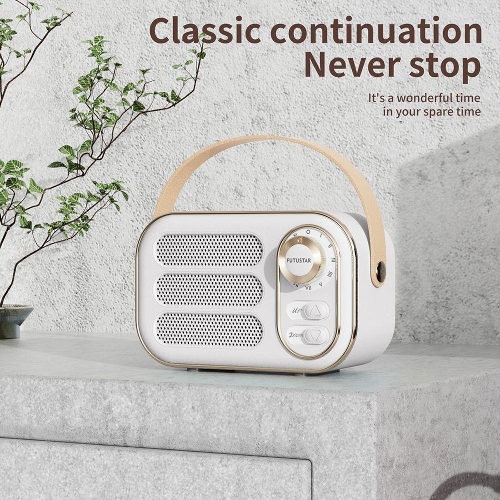 BEBETTERM Loa Bluetooth Mini Phong Cách Retro