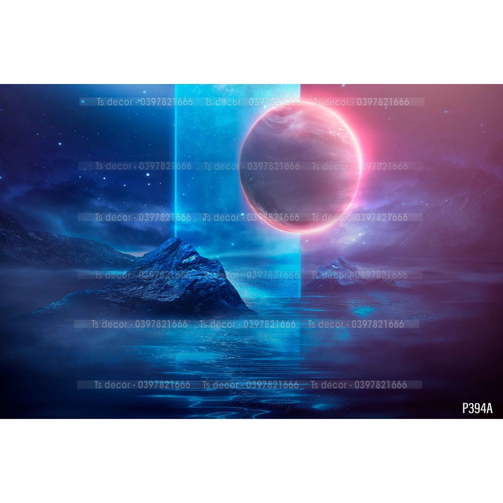 Phông Nền Không Gian Vũ Trụ Giành Cho Hát Livestream