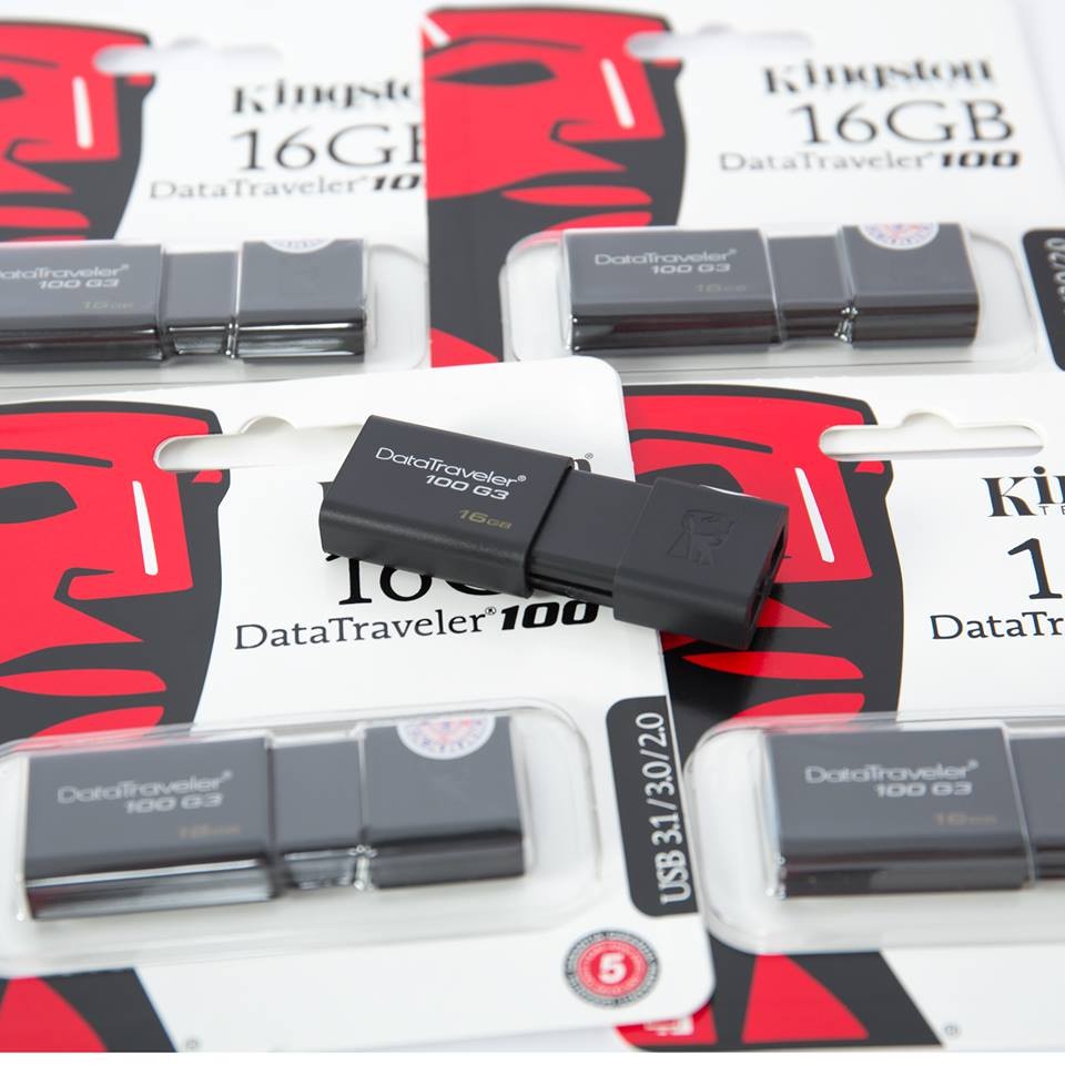 USB 16G Kingston DT100G3/16GBFR Tốc độ 3.0 | BigBuy360 - bigbuy360.vn