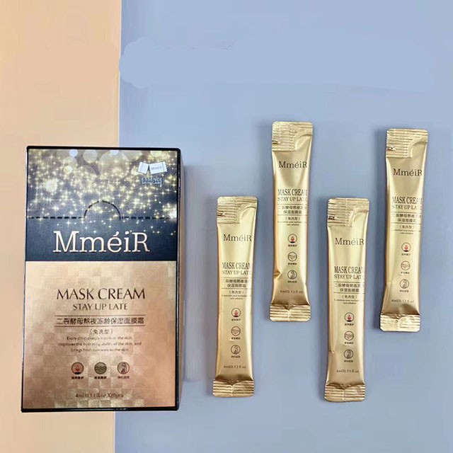 Hộp 20 Gói Mặt Nạ Ngủ MméiR Mask Cream Stay Up Late Trắng Da Chống Lão Hóa