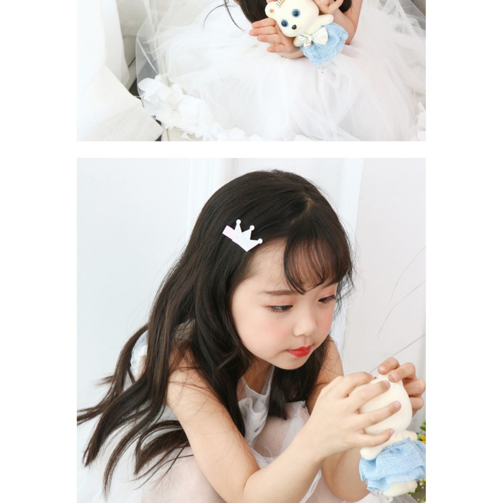 Hộp nơ buộc tóc cho bé 18 chi tiết style Hàn Quốc