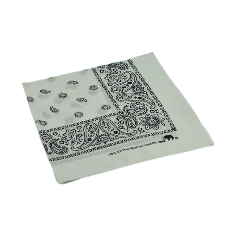 Khăn Trùm Đầu Bandana Bằng Cotton Màu Sắc Tươi Sáng Kích Thước 54x54cm Phong Cách Hiphop
