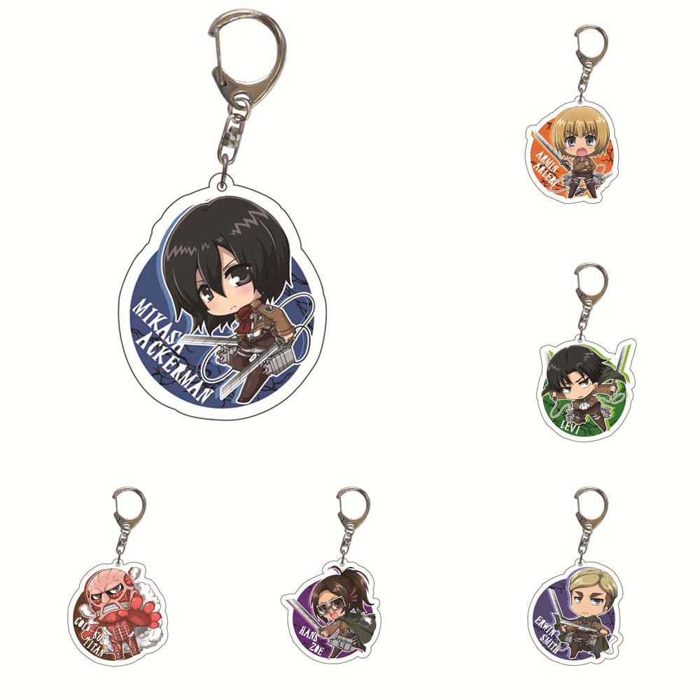 Móc Khóa Hoạt Hình Attack On Titan Dễ Thương