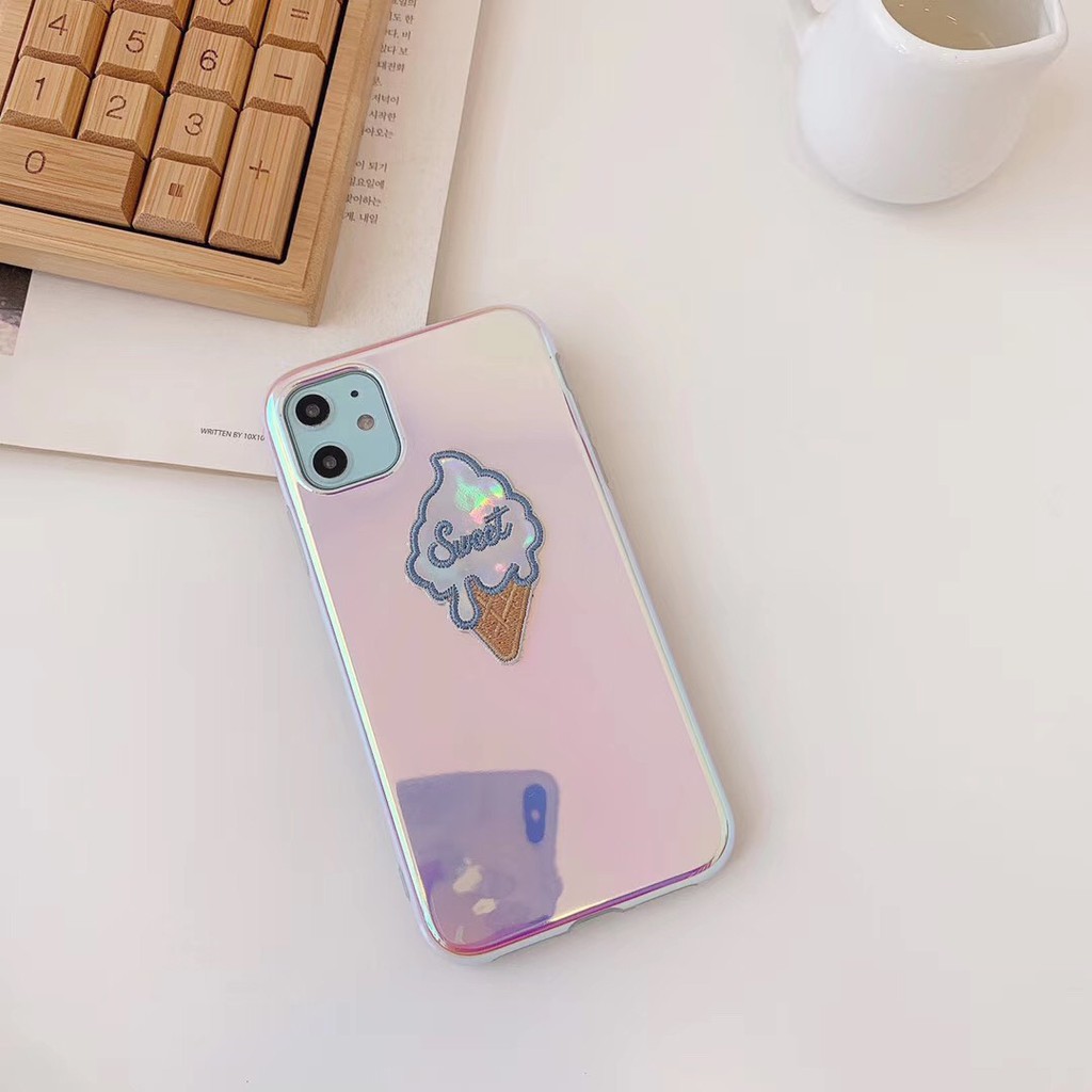 Ốp điện thoại mềm in hình cây kem hoạt hình cho iPhone11 11Pro 11Promax 6s 7Plus 8 11 11Pro 11Promax | BigBuy360 - bigbuy360.vn