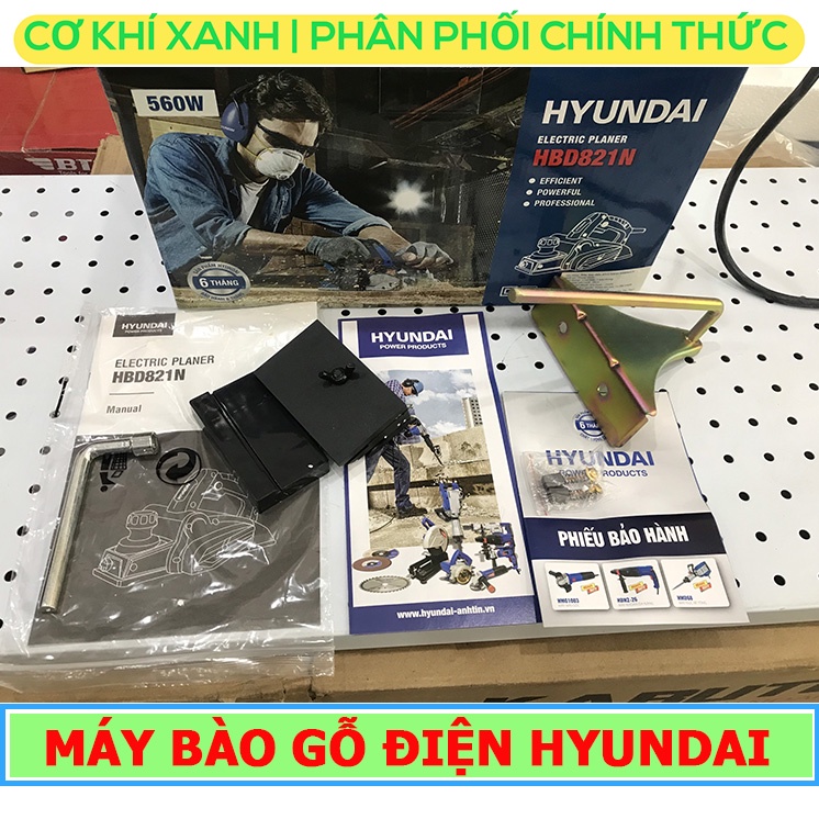 Máy bào gỗ cầm tay Hyundai HBD821N