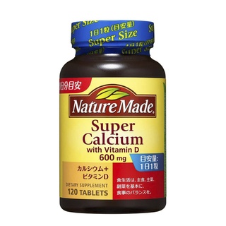 Viên uống Nature Made Super Calcium with Vitamin D 120 viên Nhật Bản