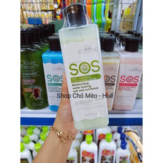 SỮA TẮM SOS XANH LÁ GIÚP MƯỢT LÔNG & GIỮ ẨM