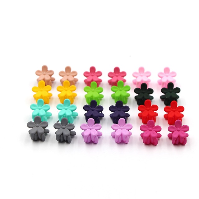 FREESHIP 50K SET 10 KẸP MINI HÌNH BÔNG HOA GẮN TÓC