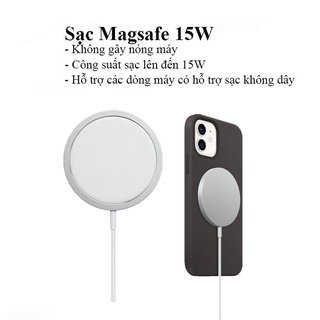 Sạc Không Dây Magsafe Hỗ Trợ Sạc Nhanh cho IP 8 trở lên và các dòng máy hỗ trợ QT