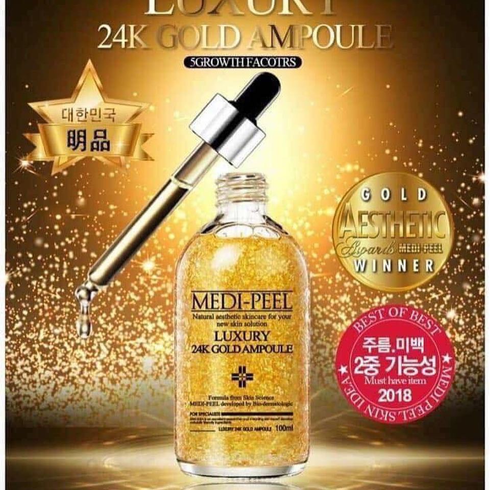 Tinh chất vàng 24K Luxury Gold Ampoule Medi-peel 100ml