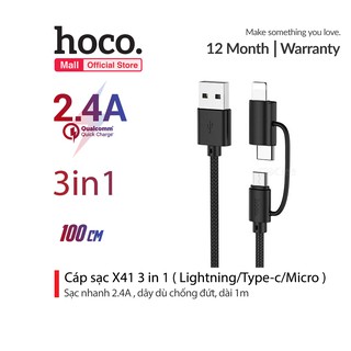 CÁP SẠC 3IN1 HOCO X41