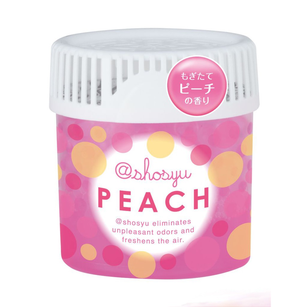 Hộp khử mùi thơm phòng KOKUBO Nhật Bản hương Đào (peach) 150g chất hoạt tính bề mặt và hương thơm dịu