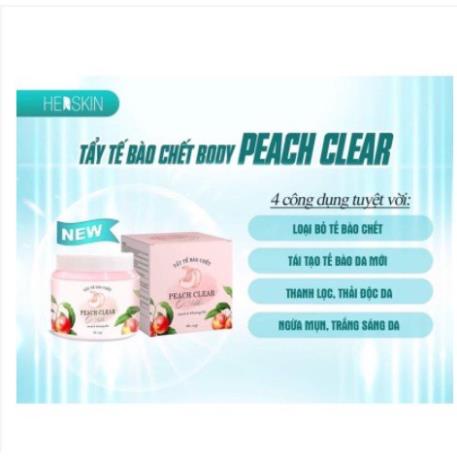 [FreeShip + Tặng Quà] Kem Tẩy Tế Bào Chết Body Herskin - Kem Tẩy Tế Bào Chết Body Peach Clear Herskin