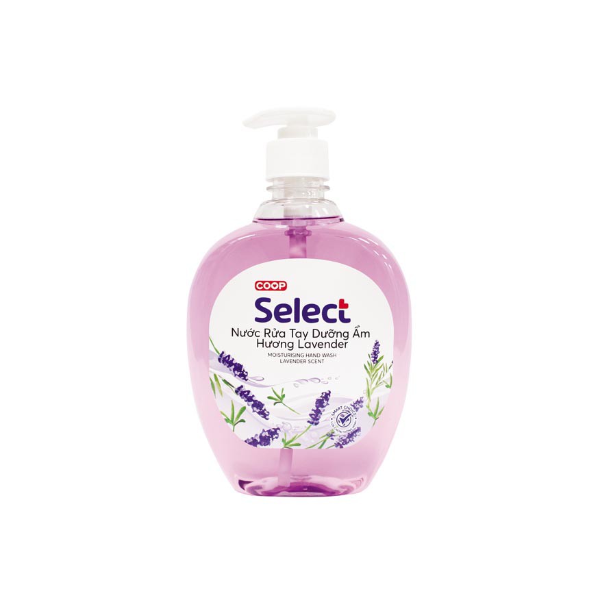 Nước rửa tay Select hương táo - chanh - dâu - lavender 510g / 204g diệt khuẩn và dưỡng ẩm da tay
