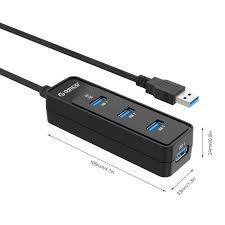 Freeship 50k Hub chia 4 cổng USB 3.0 Orico W5PH4-U3 | W5PH4