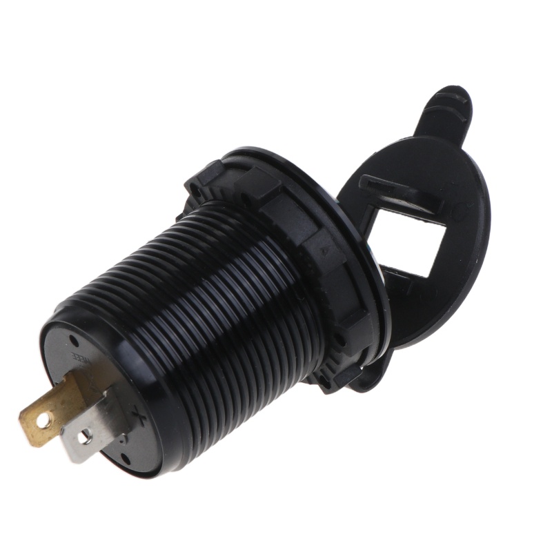 Ổ Cắm Sạc Nhanh 12 24V 18W QC 3 0 USB Có Vôn Kế Kỹ Thuật Số Cho Xe Tải Moto
