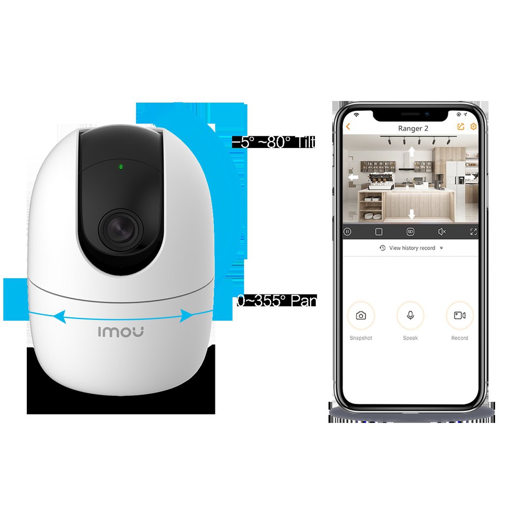 Camera IP Wifi 2.0MP Ranger 2 IPC-A22EP-IMOU | BigBuy360 - bigbuy360.vn