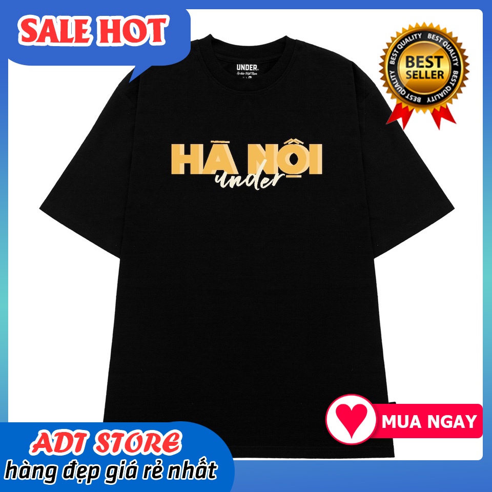 Áo thun tay lơ UNDER Hà Nội 36 Phố Phường unisex nam nữ độc đẹp giá rẻ Xịn