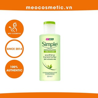 Nước hoa hồng Simple Kind to Skin Soothing Facial