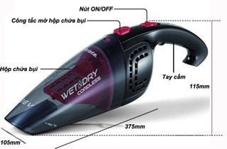 Máy hút bụi cầm tay Ariete MOD2474