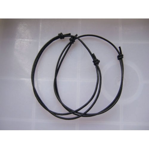 1 Vòng Đeo Cổ Chân Bằng Da Màu Đen Có Thể Điều Chỉnh Kích Thước Cho Nam / Nữ | BigBuy360 - bigbuy360.vn