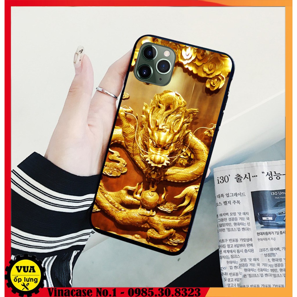 Ốp lưng Rồng vàng và Rồng đen cho điện thoại Iphone 11 - Iphone 11 Pro - Iphone 11 Pro Max - Phukienvinacase