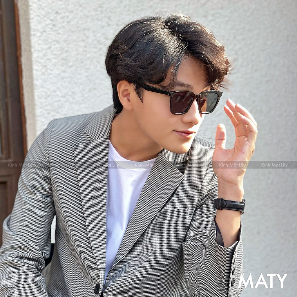 Kính mát nam nữ LILYEYEWEAR mắt vuông chống UV400 nhựa cao cấp thời trang BST Hè Maty | BigBuy360 - bigbuy360.vn