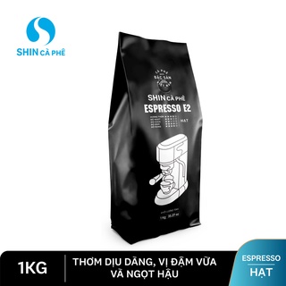 Shin cà phê - espresso e2 cà phê truyền thống pha máy 1kg