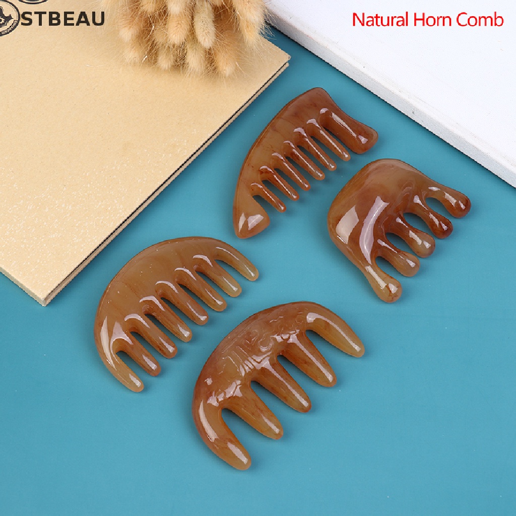 Lược Chải Tóc Mát Xa Da Đầu 1Xnatural Ox Răng Thưa