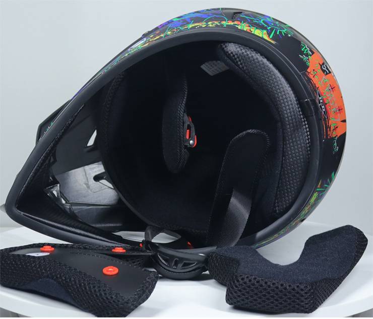 Đua xe chuyên nghiệp Motlon Off-Road Mũ bảo hiểm Mũ bảo hiểm Xe máy Tapacete Xe máy Casco Carto Off-Road Phim hoạt hình trẻ em Mũ bảo hiểm xe máy