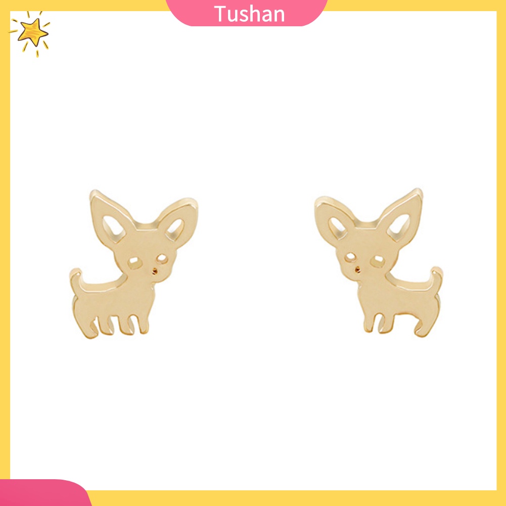 Khuyên tai nữ trang tạo hình chú chó ngộ nghĩnh