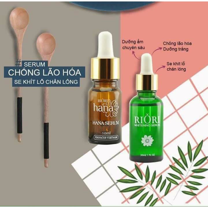 Serum Riori Hana- Tinh Chất Dưỡng Ẩm Trắng Bóng Phục Hồi Da 10ml - Havi68 Shop