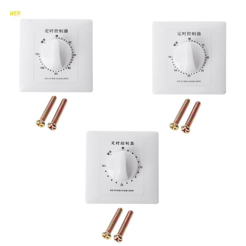 Công Tắc Hẹn Giờ 30 / 60 / 120 Phút Ac 220v