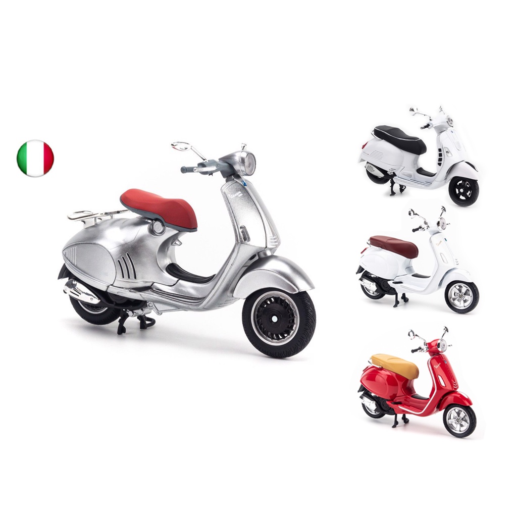 Mô hình xe máy Vespa 946, Primavera, GTS300 1:12