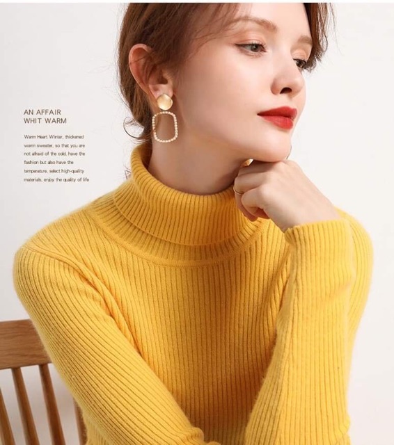 ÁO LEN TĂM CỔ LỌ SIÊU MỀM MỊN | BigBuy360 - bigbuy360.vn