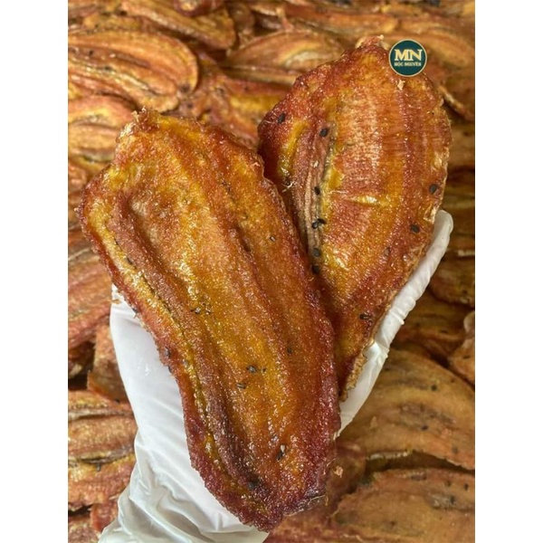 Chuối Sấy Dẻo Nhà Làm Mộc Nguyên Gói 500g