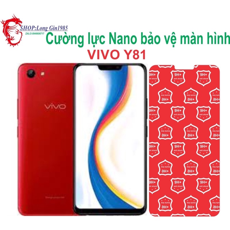 Vivo Y81 Cường lực Nano chống va đập chống trầy xước tốt