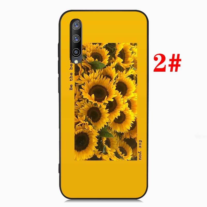 Ốp Lưng Hoa Hướng Dương Màu Vàng Sang Trọng Cho Vivo V7 Plus V9 V11 V15 V19 V20 Se Pro Y75 Y79 Y85 Y89