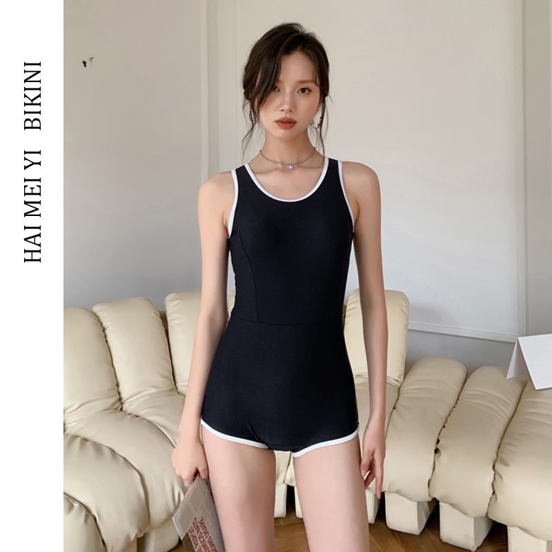 Đồ Bơi Một Mảnh Ôm Eo Che Bụng Phong Cách Retro Mới Cho Nữ