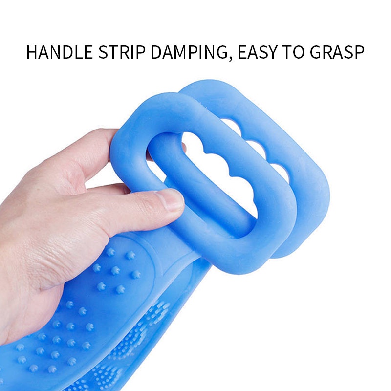 Máy chà sàn silicon Hai mặt Vòi hoa sen tẩy tế bào chết Kết cấu Tấm chà