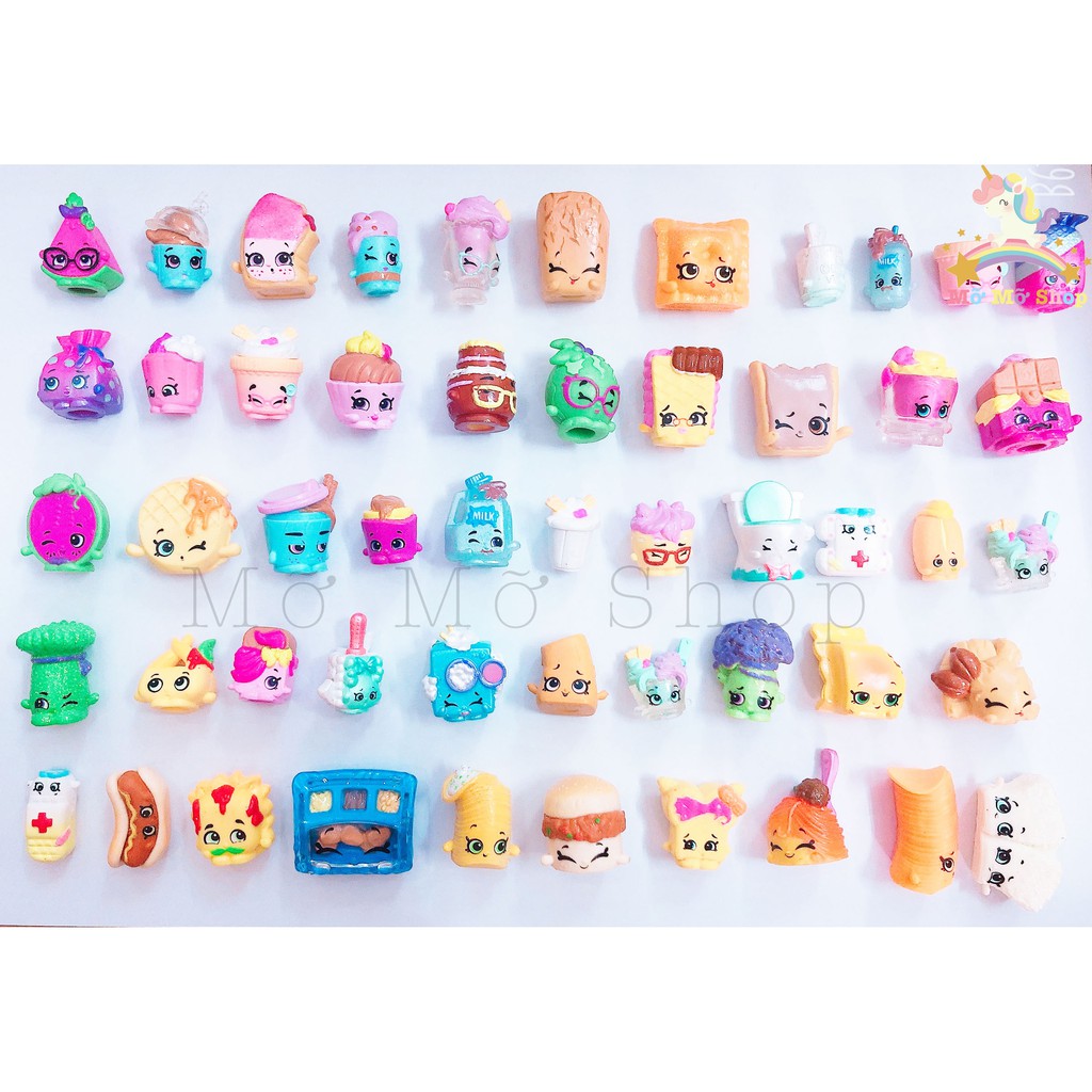 Combo Đồ Chơi Shopkins - Shopkin Cho Bé (10/20/30/50 Không Trùng) [Đồ Chơi Nhựa]