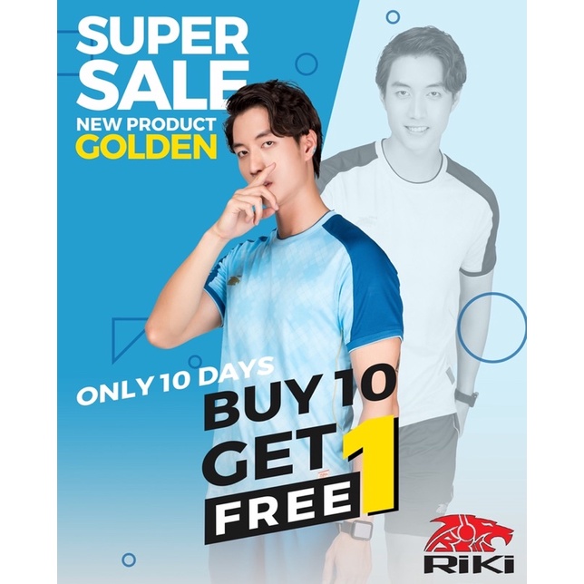 Đồ đá bóng CAO CẤP Riki Golden ( Mẫu mới mua 10 tặng 1)