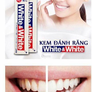 Kem Đánh Răng White & White Lion 150g - Nhật