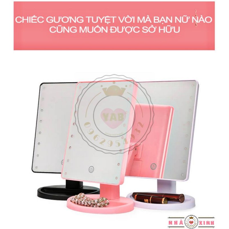 GƯƠNG ĐỂ BÀN TRANG ĐIỂM CÓ ĐÈN LED GIÁ BÁN BUÔN