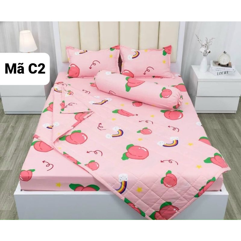 Bộ 5 món cotton boly mẫu mã đa dạng đủ kích thước