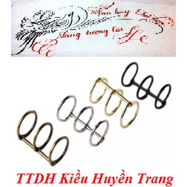 Còng Sắt Rời 3 Chạc Dùng Để Kẹp Giấy, Đóng Sổ Kích Thước 20mm Loại Chắc Chắn